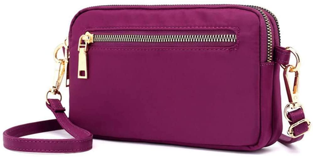 Price:$15.99 GEEAD Small Shoulder Bags for Women Waterproof Nylon Crossbody Bag Purse Zipper  Handbags   