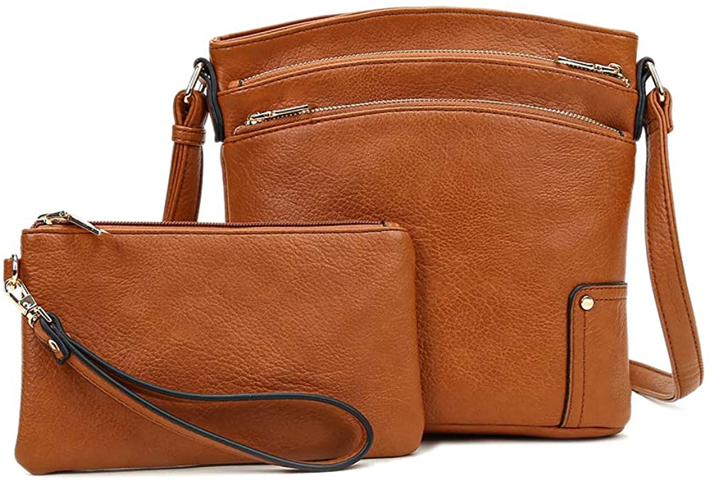 Price:$31.99    Hobo for Women Shoulder Bags Tote Satchel Hobo 2pcs Purse Set With Detachable Organizer Bag (Brown)  Clothing