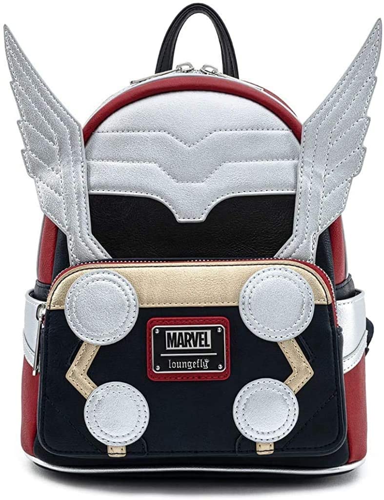 Price:$74.25   | Loungefly Marvel Thor Classic Cosplay Womens Double Strap Shoulder Bag Purse | Casual Daypacks
