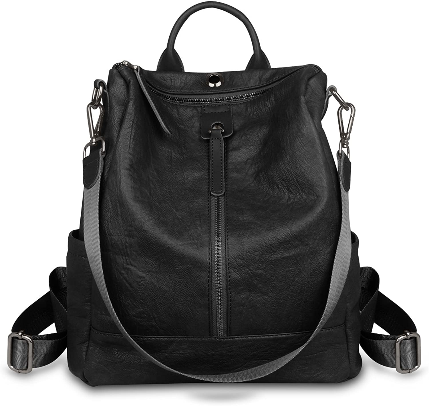 Price:$18.99    Women Fashion Backpack,ZZSY Leather Convertible Backpack with Earphone Hole Ladies Casual Shoulder Bag  Clothing