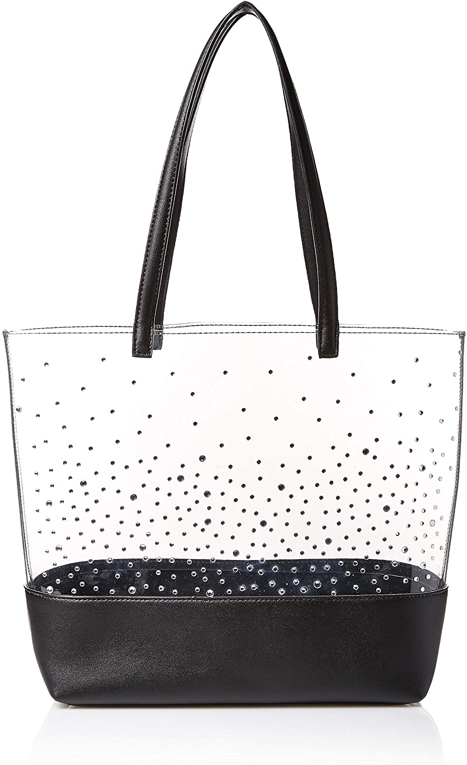 Price:$18.03 Twig & Arrow Ivie Double Handle, Black/Clear  Handbags   