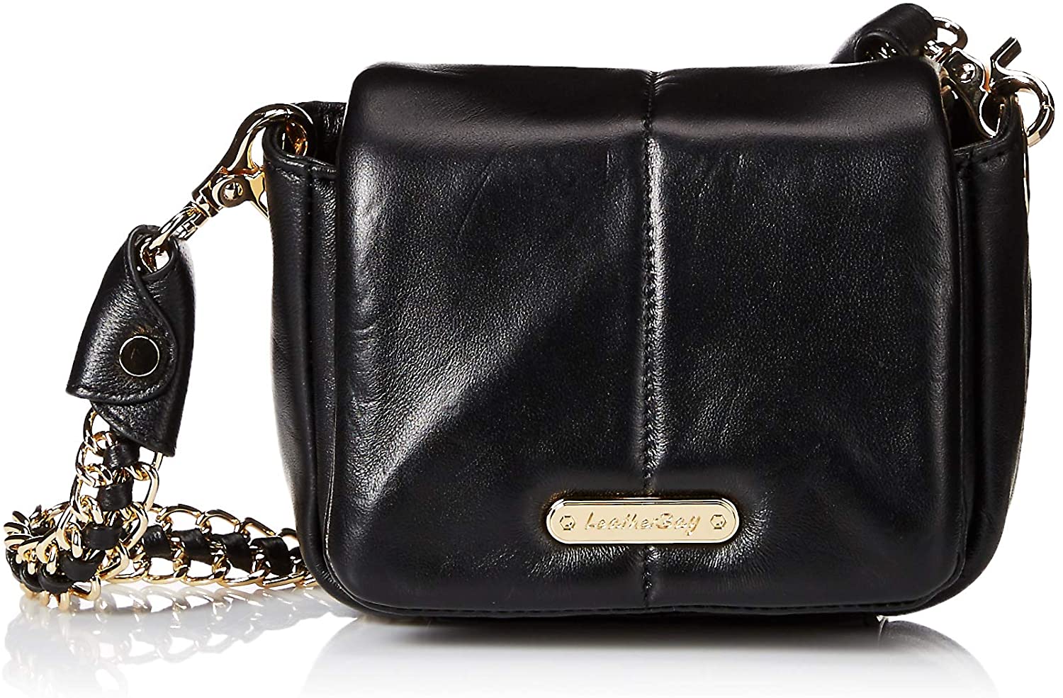 Price:$20.39    Leatherbay Women's Venezia Shoulder Bag, Black, One Size  Clothing