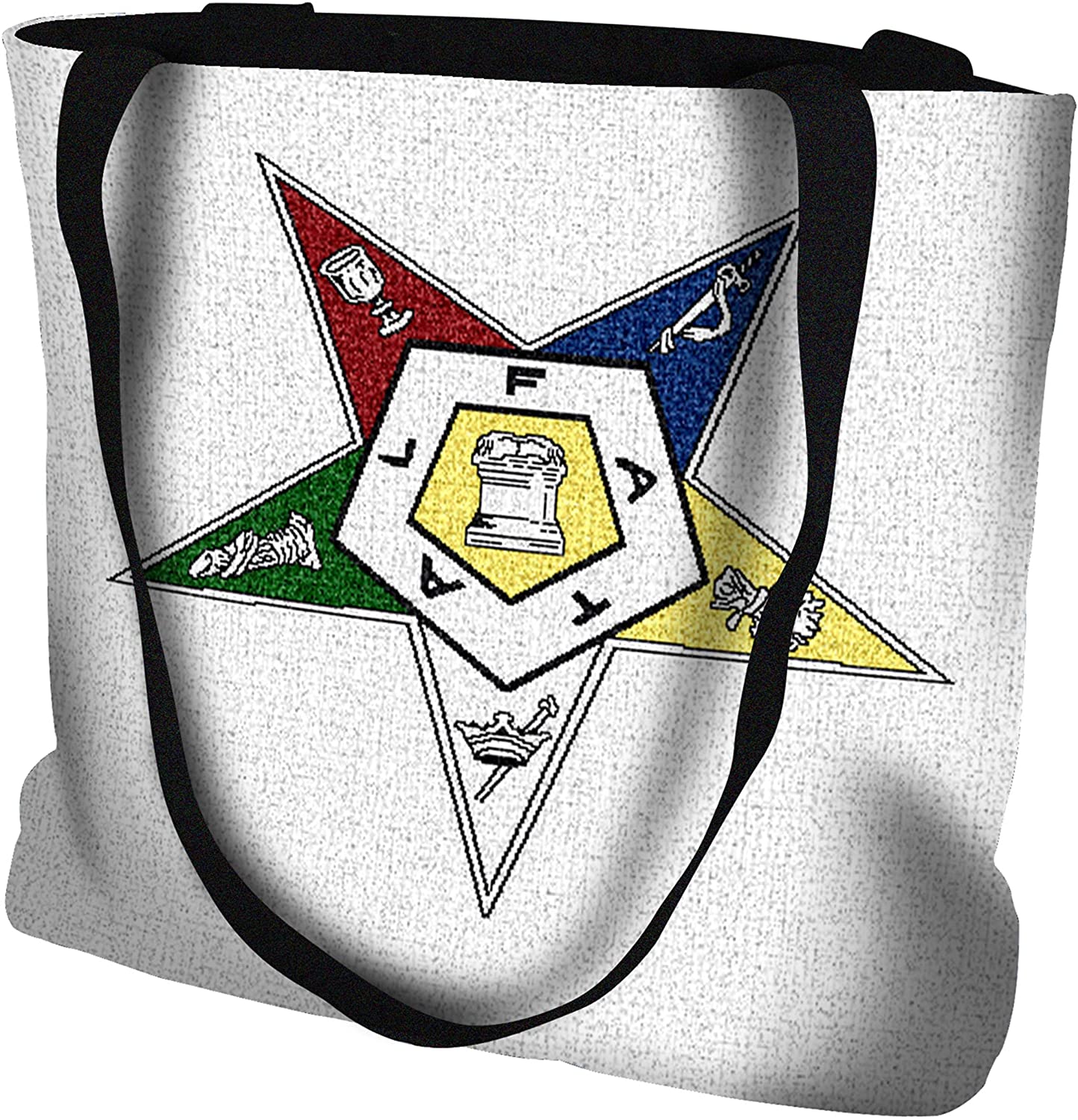 Price:$29.99    Eastern Star Hand Finished Large Woven Tote or Shoulder Bag with Magnetic Clasp Made in the USA by Artisan Textile Mill Pure Country Weavers  Clothing