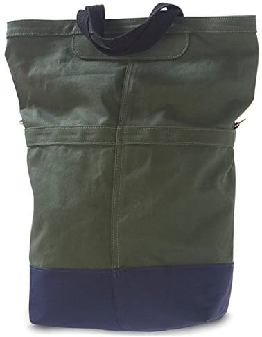 Price:$56.00 Linus The Sac - Army Green/Royal  Handbags   