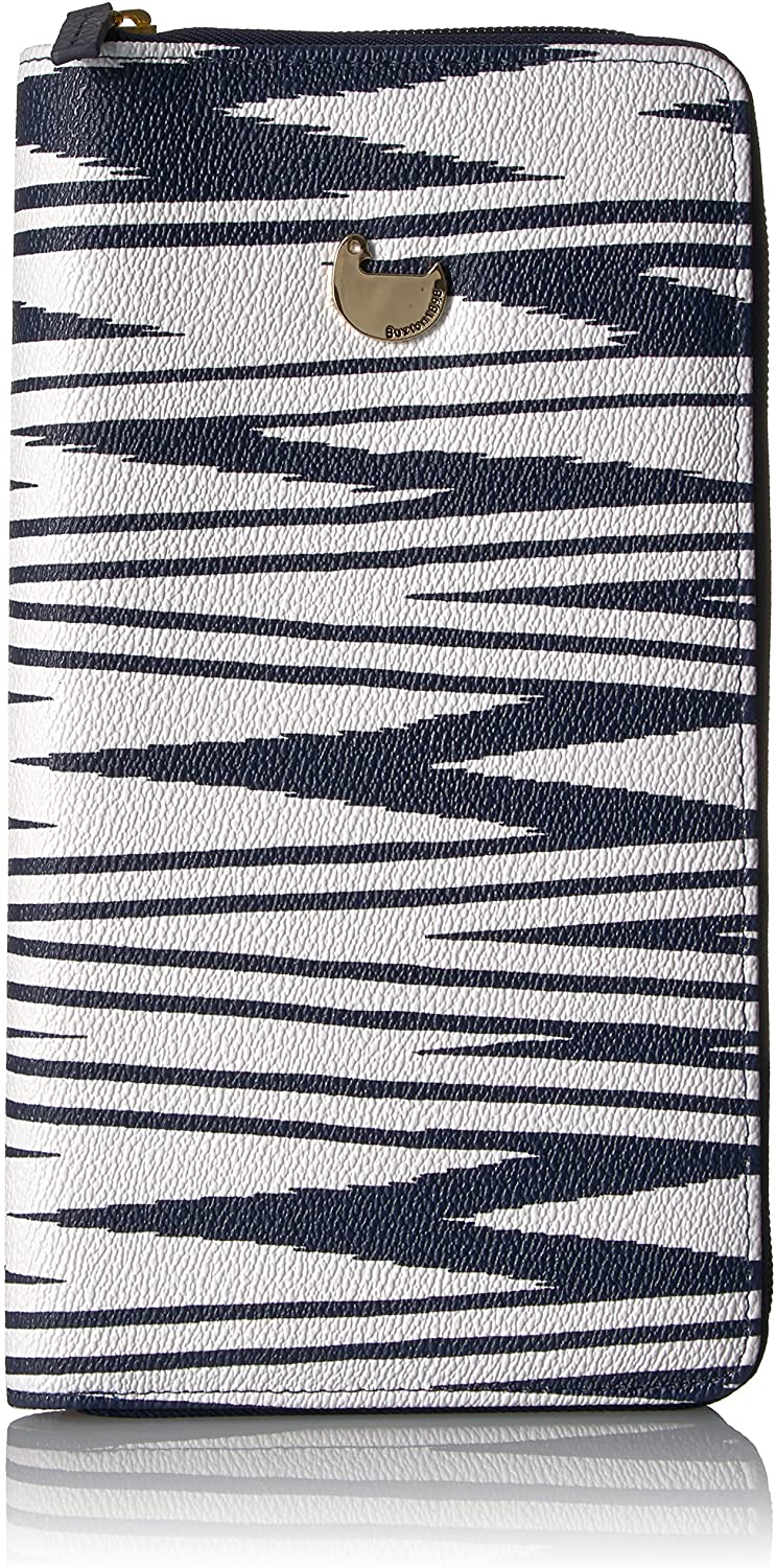 Price:$17.93 Buxton Chevron Zip-Around Travel Wallet  Handbags   