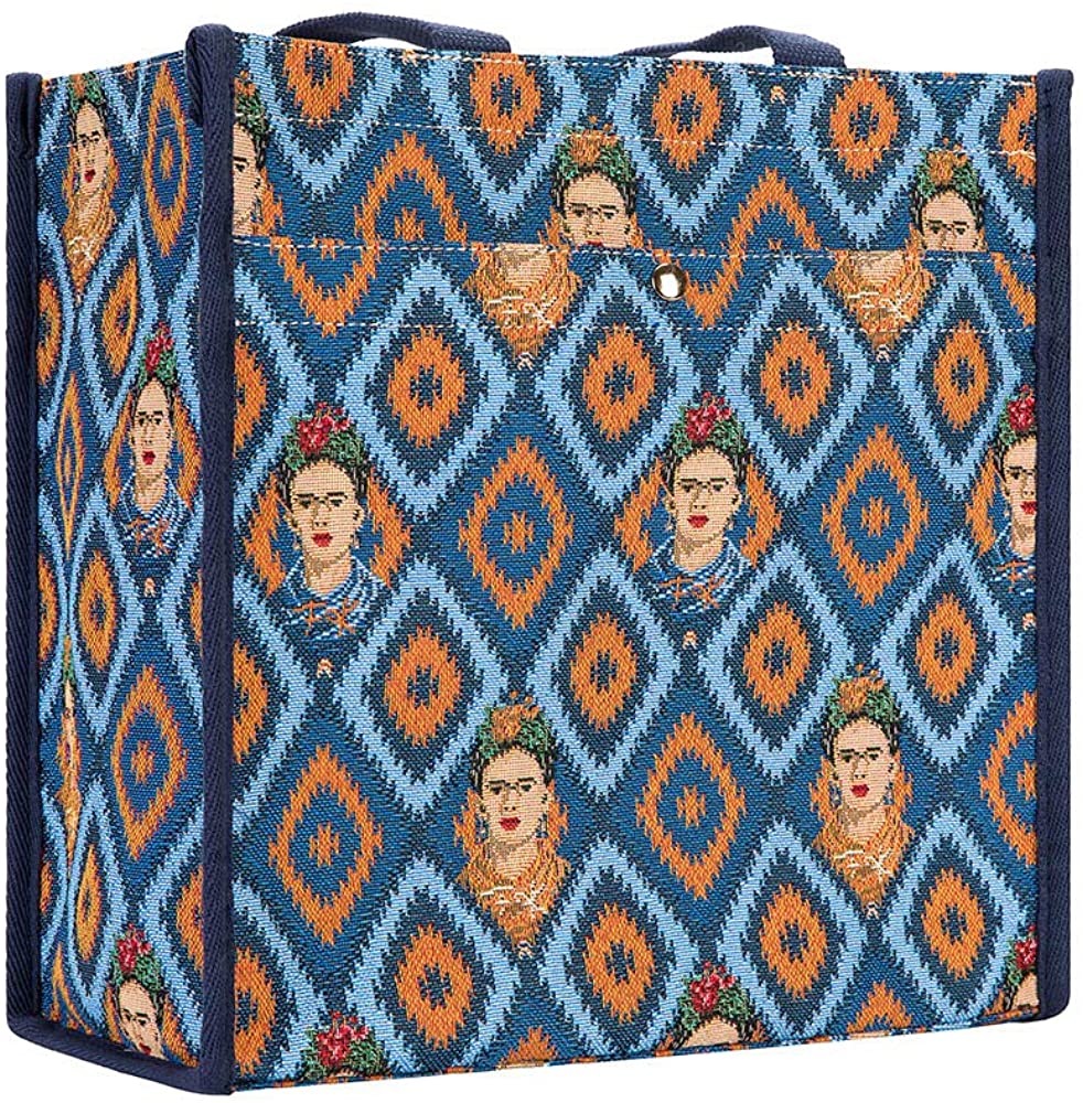 Price:$24.99    Signare Tapestry Shoulder Bag Shopping Bag for Women with Frida Kahlo Design  Clothing