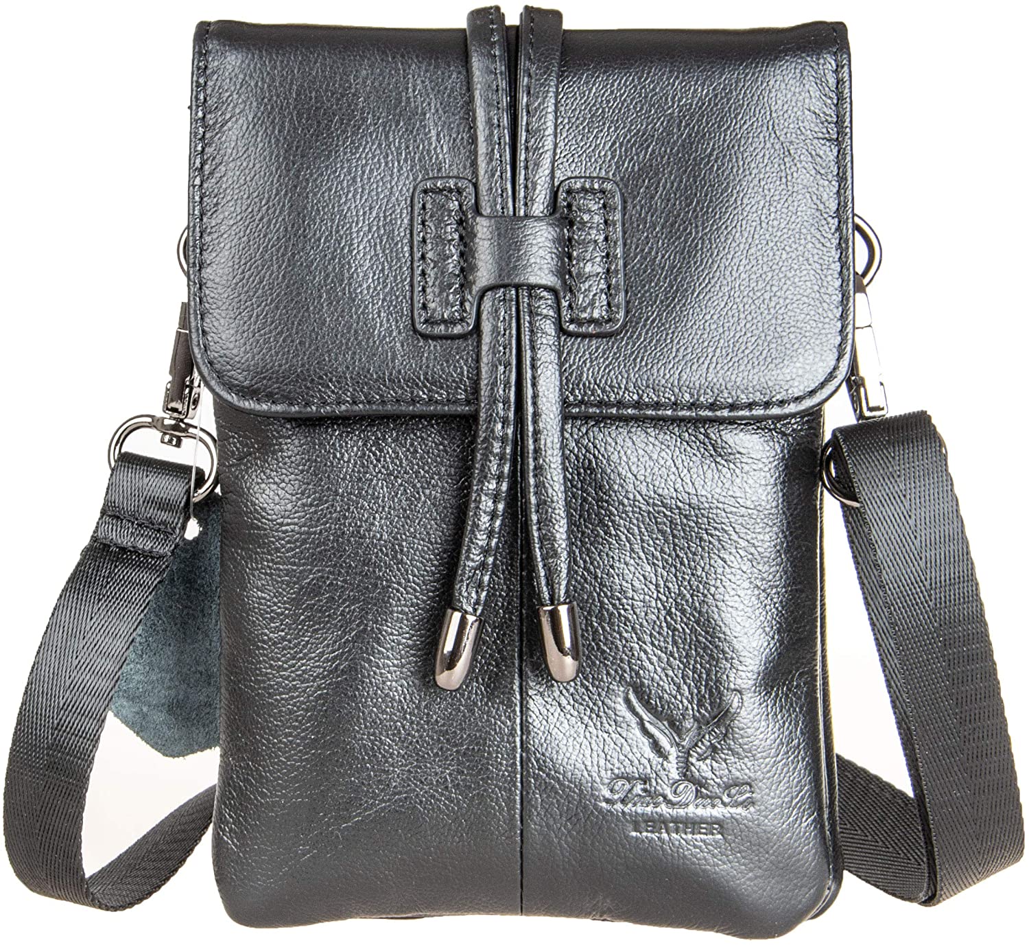 Price:$17.99 Women Cell Phone Crossbody Purse Premium Leather Travel Shoulder Messenger Bag  Handbags   