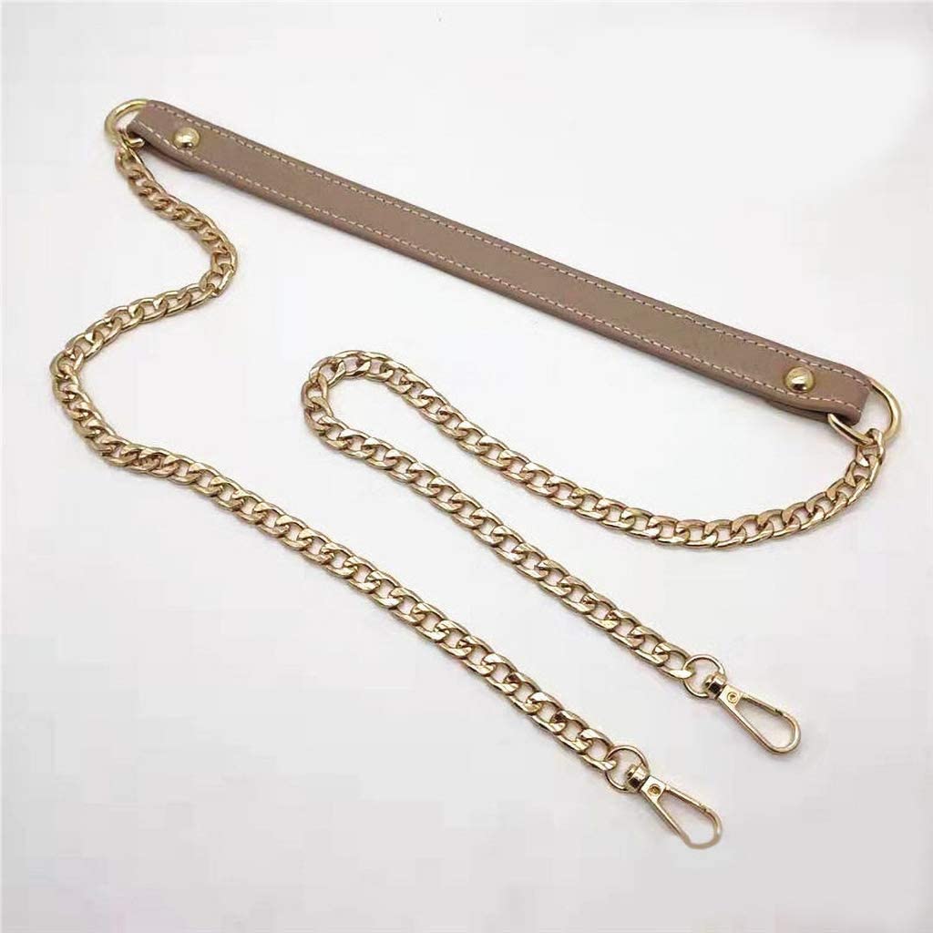 Price:$9.99    ZERIRA Purse Chain Strap and PU Synthetic Leather Shoulder Crossbody Straps Bags/Handbag/Handle/Purse Replacement Chain ，47 Inches Long (Khaki)  Clothing