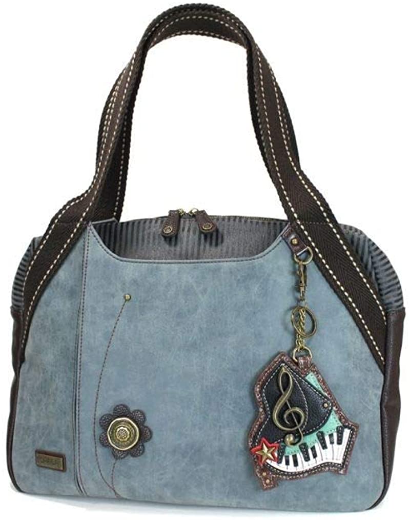 Price:$60.50 Chala - Bowling Bag, (Indigo) Piano (835PN1)  Handbags   