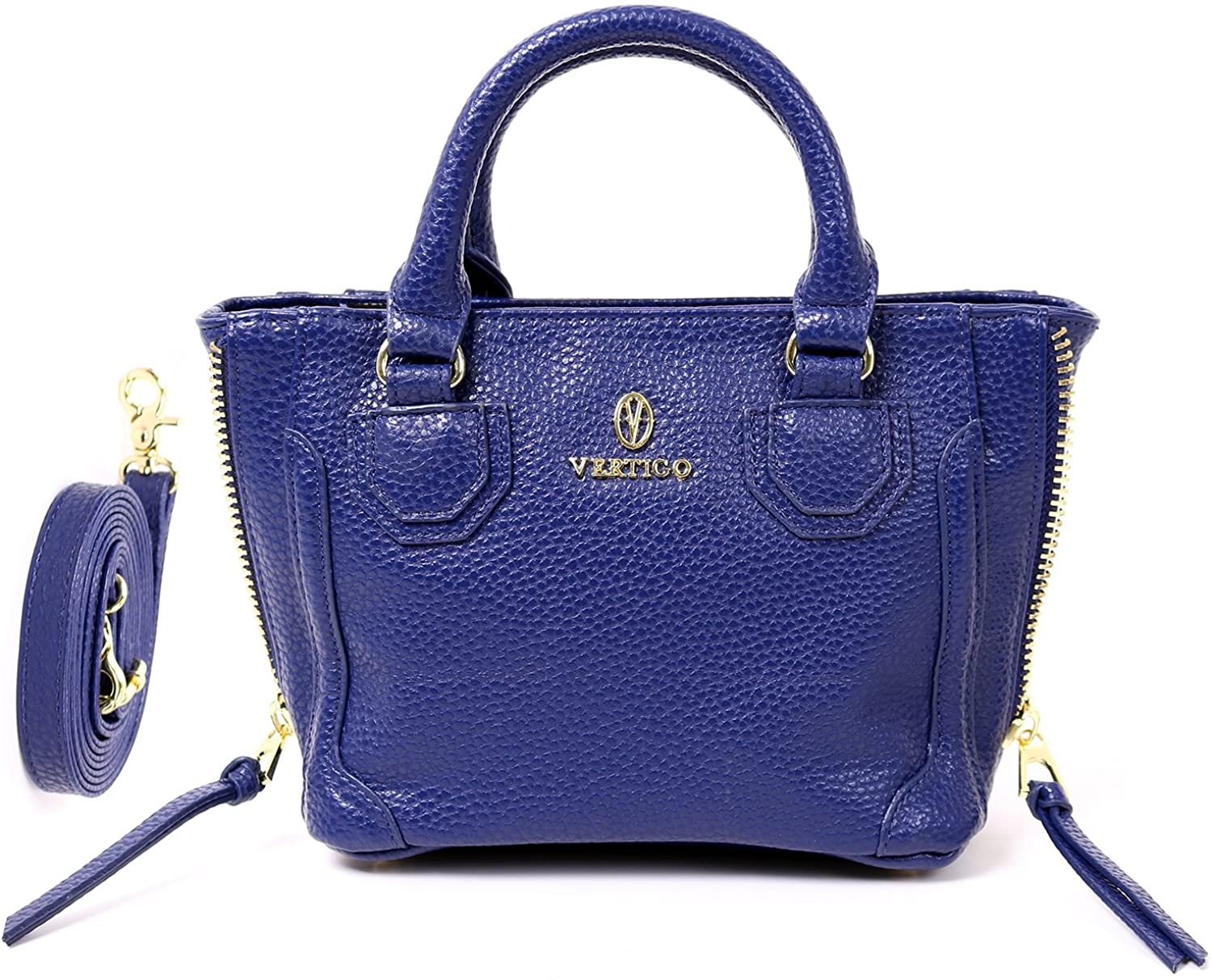 Price:$27.99    Vertigo Paris Dani Mini Cross-body Satchel Bag - Navy  Clothing