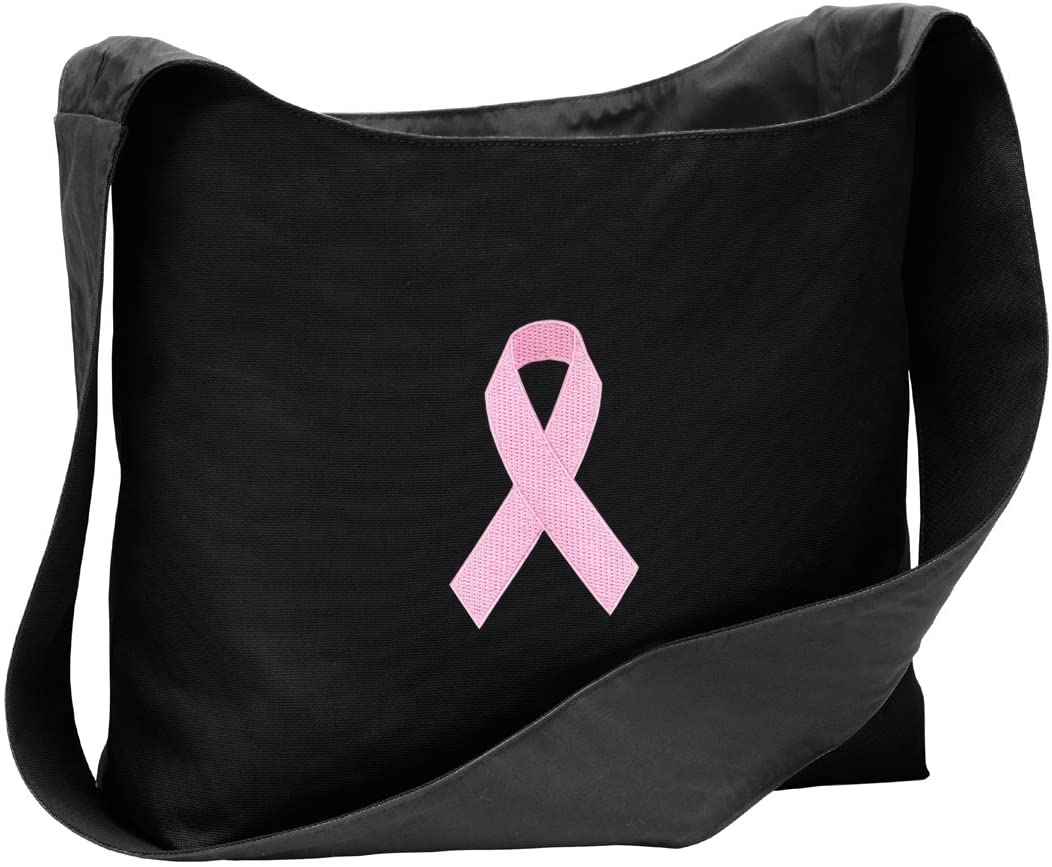 Price:$32.99    Pink Ribbon Tote Bag Best Sling Style Across Body Bags  Clothing