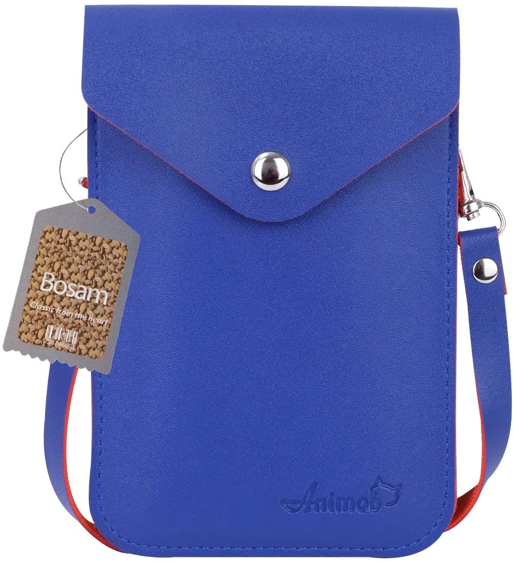 Price:$10.44    Small Crossbody Bag, Roomy Lightweight Cell Phone Purses with Shoulder Strap,Cute Passport Holder for Woman(Blue) (Renewed)  Clothing
