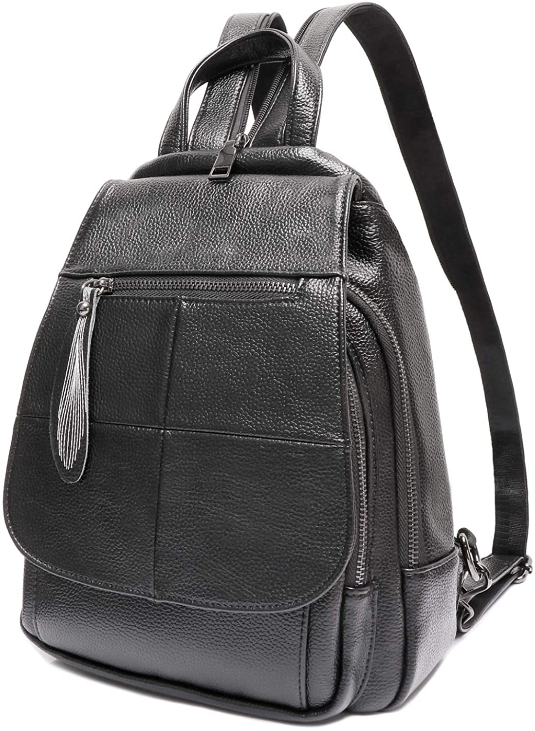 Price:$45.99    Women Backpack Purse Small Leather Backpack Anti-thief Shoulder Bag Fashion Sling Bag Casual Daypack Black  Clothing