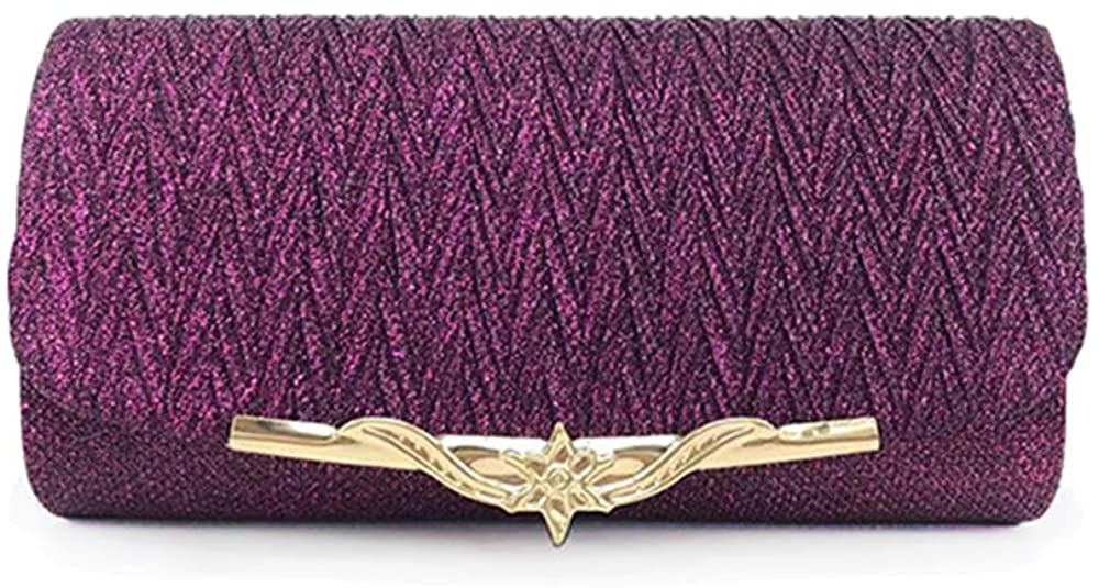 Price:$12.98 XUNFEI Women Evening Bag Party Banquet Glitter Bag For Girls Wedding Clutches Handbag Chain Shoulder Bag  Handbags   