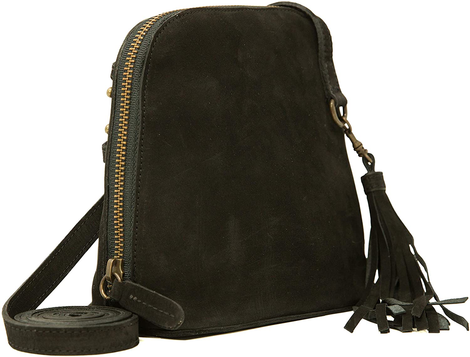 Price:$99.99 Stella|Bella Rachel Shoulder Leather Bag (Black)  Handbags   