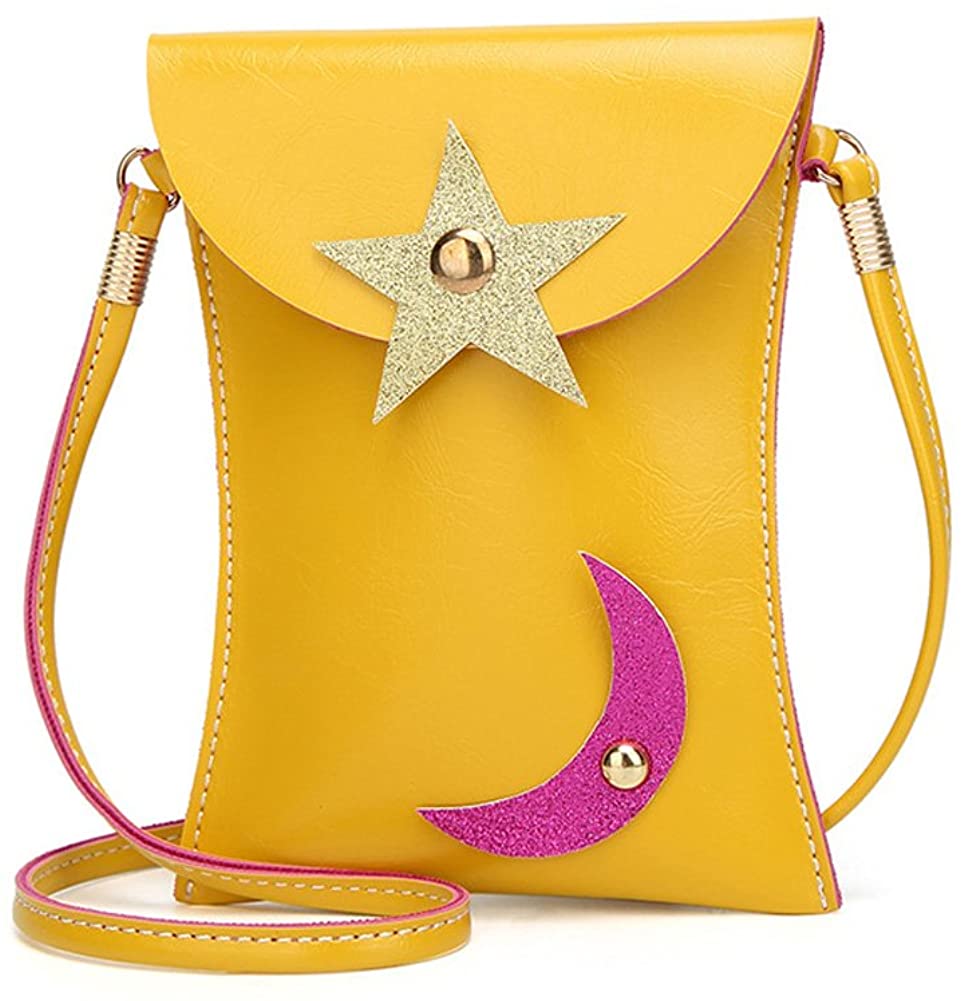 Price:$13.99    Toniker Fashion Women Small Crossbody Purse Leather Cell Phone Pouch Wallet Shoulder Bag for 6.7 Inches  Clothing