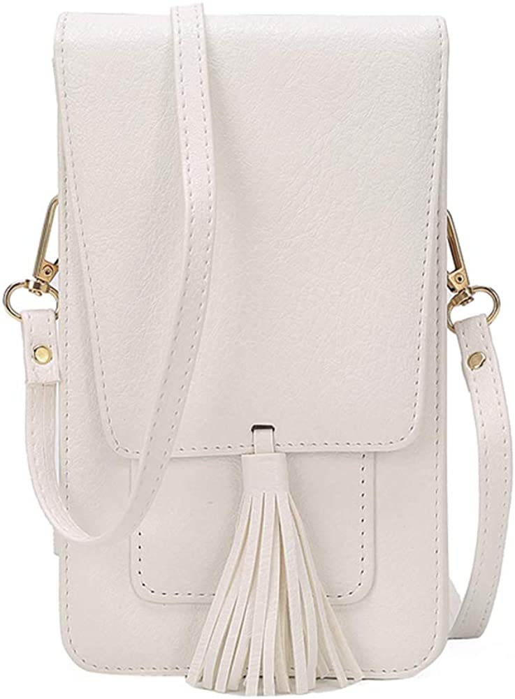 Price:$12.99    Small Cell Phone Purse Wallet Crossbody Bag with Card Slots Mini Shoulder Bag  Clothing