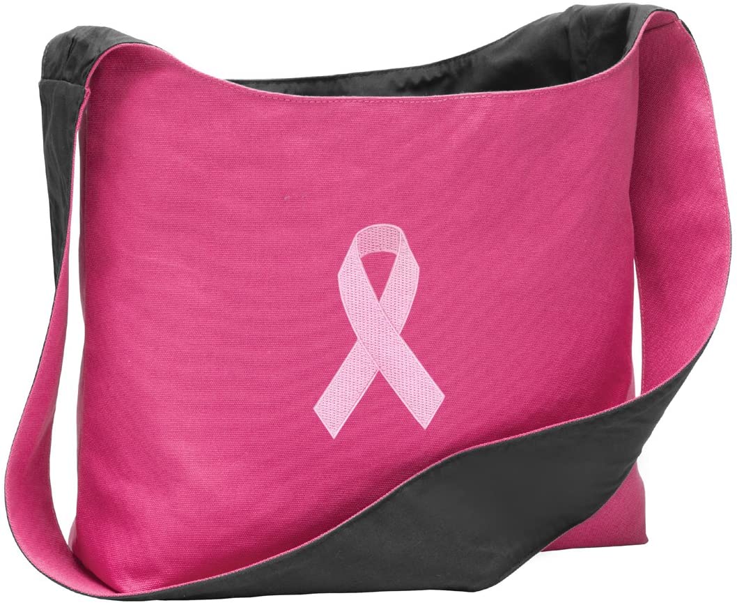 Price:$32.99    Pink Ribbon Tote Bag CUTE Sling Style Shoulder Bags  Clothing
