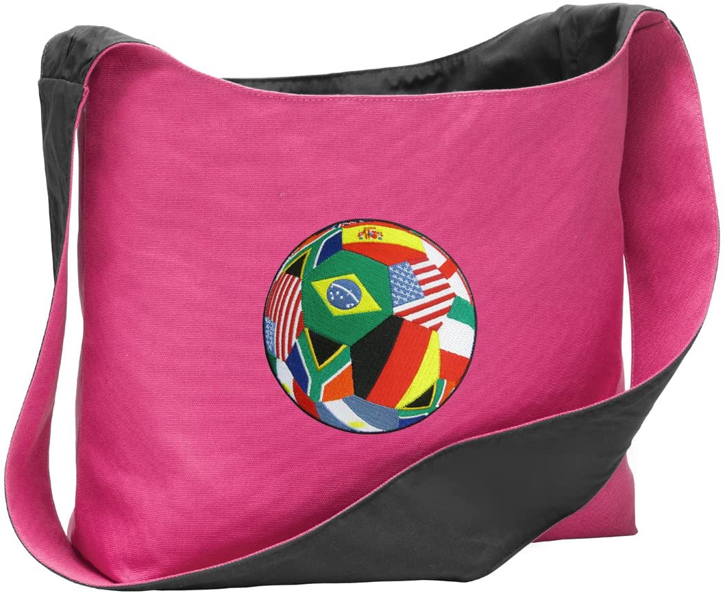 Price:$32.99    Soccer Tote Bag CUTE Sling Style Shoulder Bags  Clothing