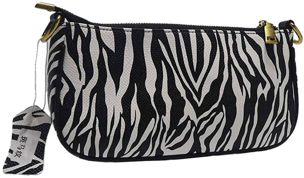 Price:$36.99 PU Leather Crossbody Bags for Women Purse Shoulder bag Leopard Zebra Bags Package (Zebra pattern)  Handbags   
