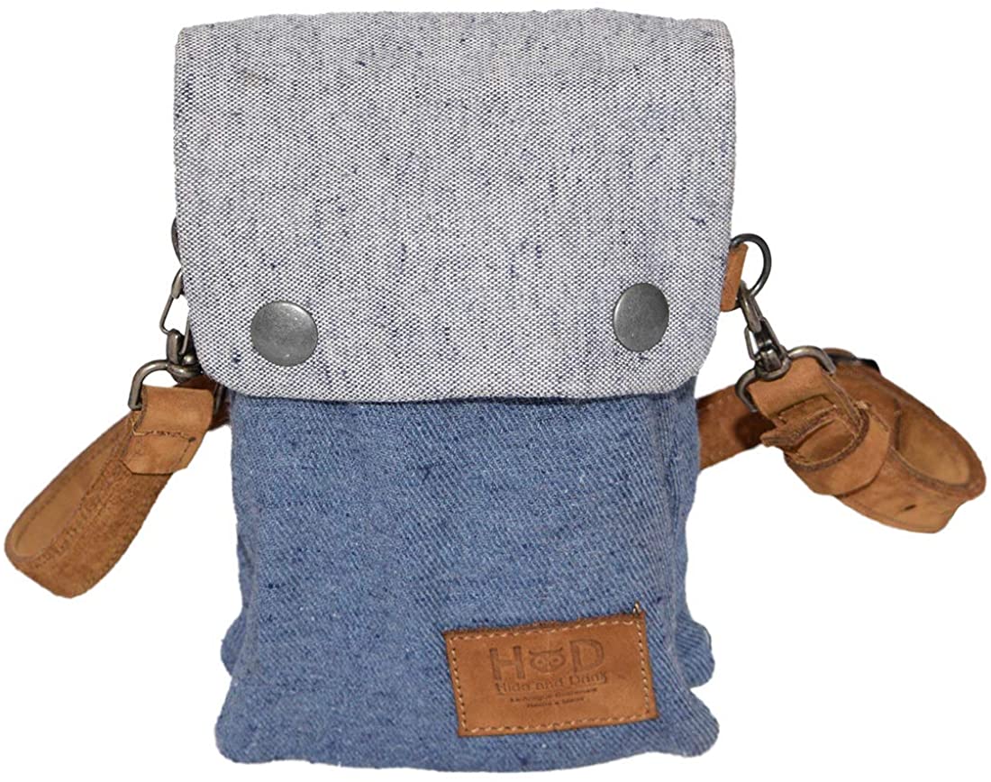 Price:$29.99 Hide & Drink, Durable Vintage Denim Shoulder Crossbody Bag w/Straps, Cellphone Pouch Purse/Streetwear, Handmade   Lachua  Handbags   