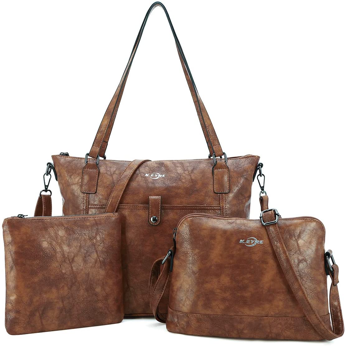 Price:$35.99    Women Shoulder Handbag Purse Top-Handle Hobo Roomy Casua Ladies' Shoulder Bag Fashion PU Tote Satchel Bag for Women (1A-KL2226#687#6BROWN)  Clothing