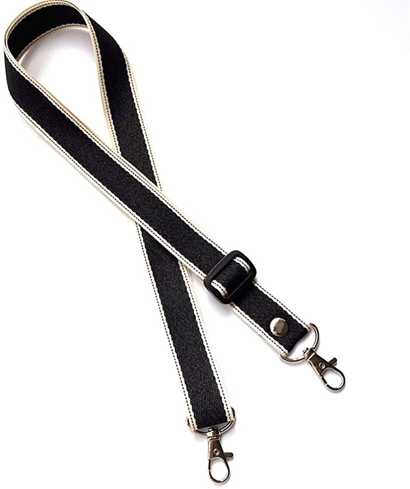 Price:$9.99 Lanyard Home Denim Fabric Shoulder Strap Adjustable Replacement Crossbody Belt for Bag Camera(Black)  Handbags   
