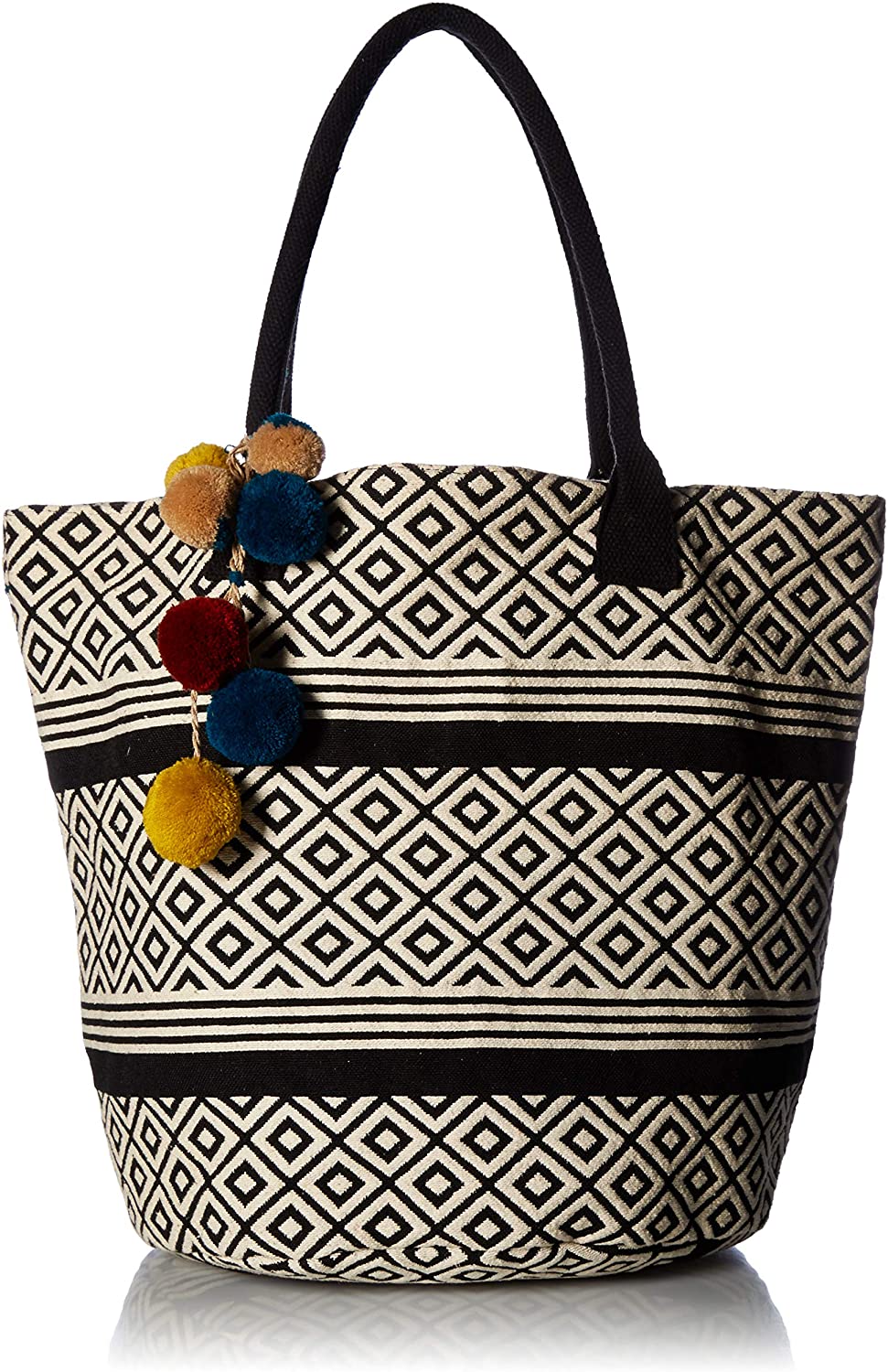 Price:$24.00 Twig & Arrow Womens Tribal Shoulder Bag, Black/White  Handbags   