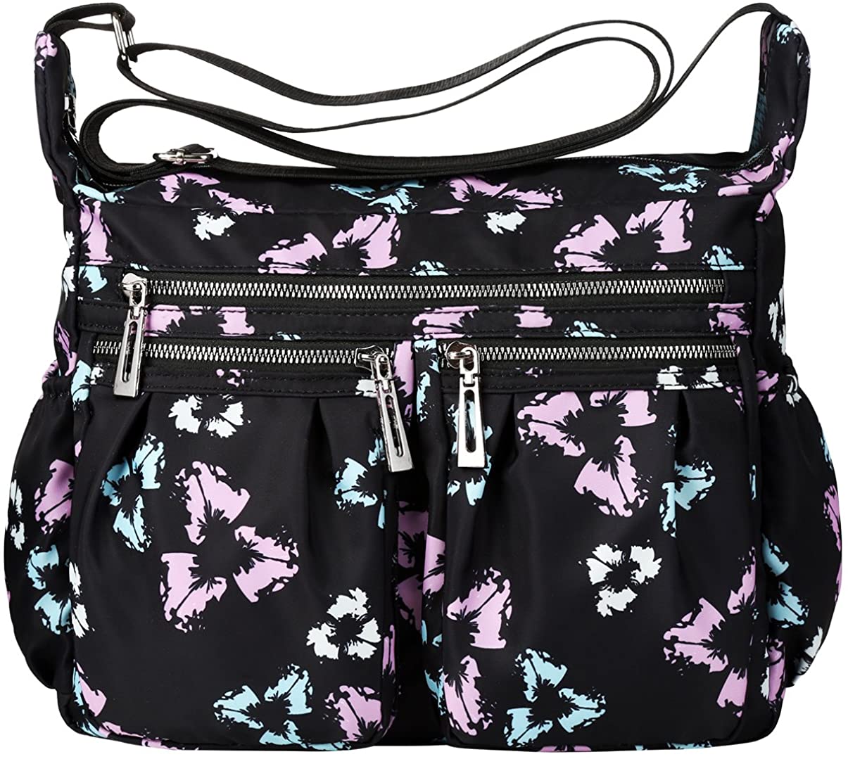 Price:$21.99    Crossbody Bag for Women Classic Travel Shoulder Bag Large-capacity Nylon Lightweight Cross body Bags Trendy Messenger Bag by VBG VBIGER  Clothing