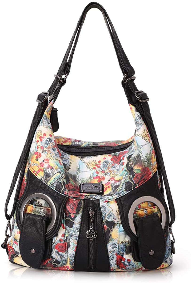 Price:$39.99    Women Handbags PU Leather Shoulder Bags Top-handle Satchel Purse  Clothing