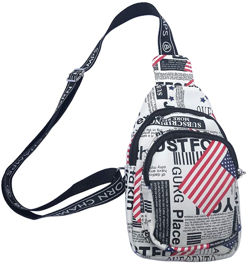 Price:$11.99    Sling Bag Water Resistant Crossbody Small Casual Chest Shoulder Backpack for Travel Hiking  Clothing