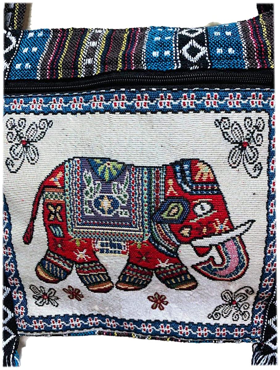 Price:$20.50 1PC Canvas Embroidery Crossbody Bag Handmade Bohemian Boho Shoulder Bag woman girl fashion gift collection Ba026  Handbags   
