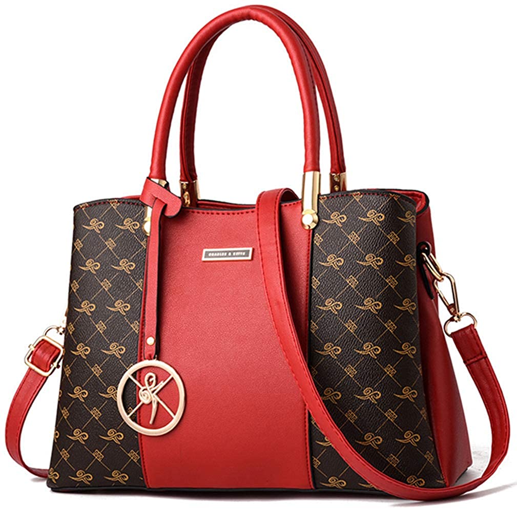 Price:$24.98    Women Purses and Handbags Top Handle Satchel Shoulder Bags Messenger Tote Bag for Ladies  Clothing