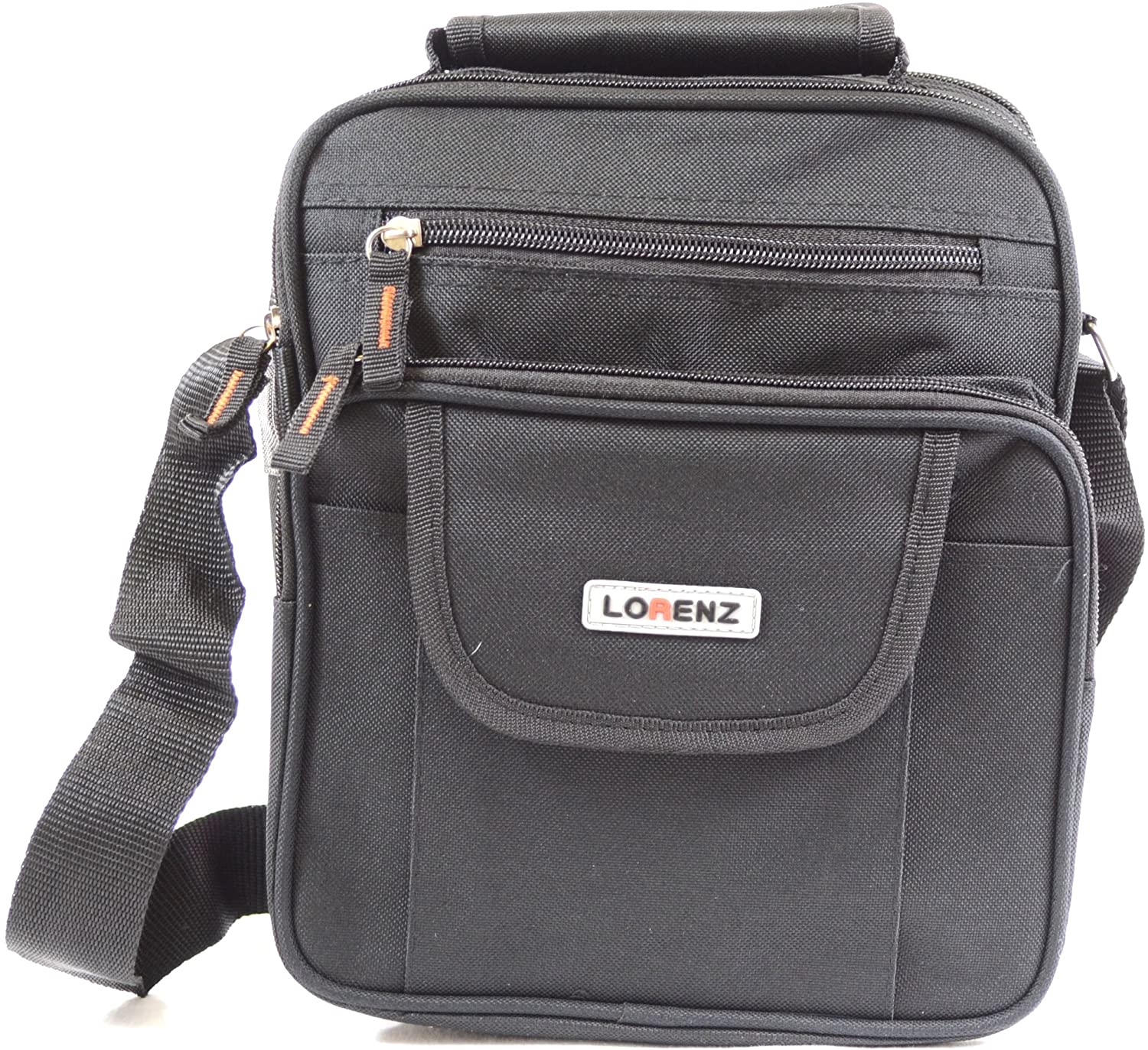 Price:$17.99 Handy Canvas Style Mutli-Functional Shoulder/Messenger Flight Work Travel Bag (Black)  Handbags   