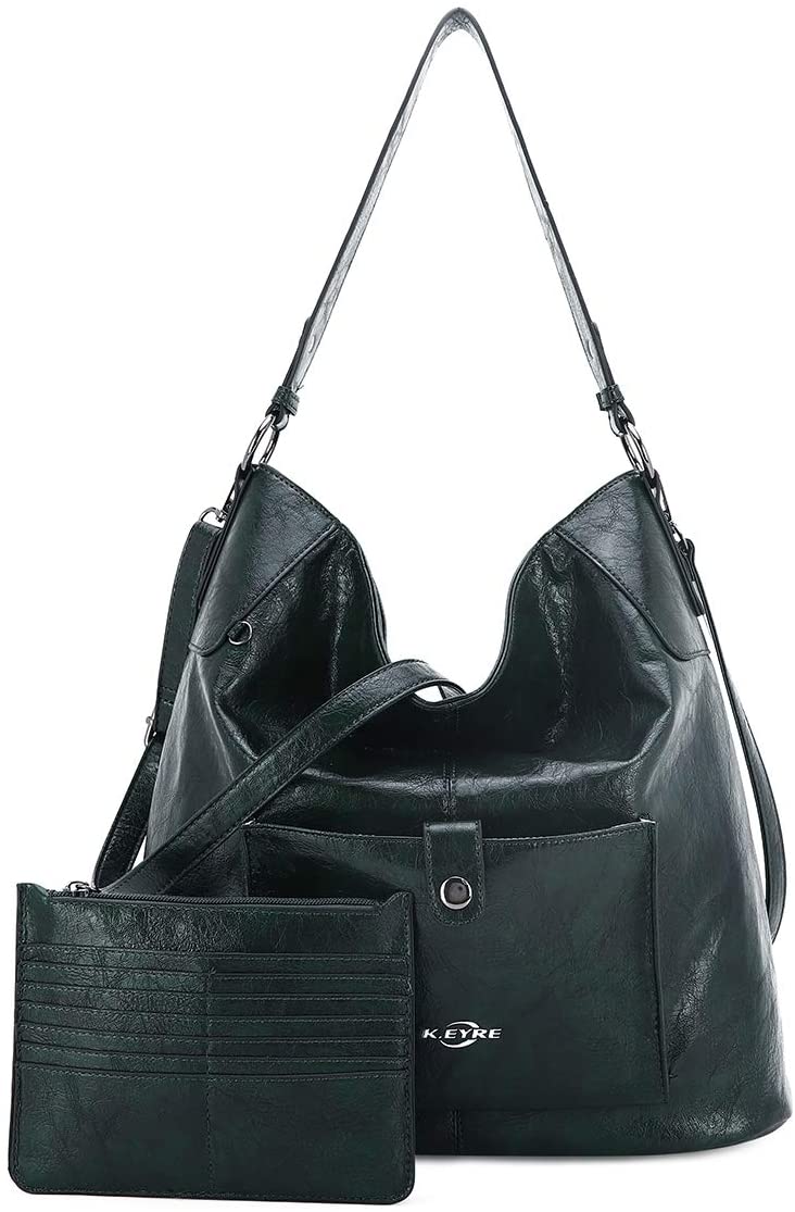 Price:$35.99    Women Shoulder Handbag Purse Top-Handle Hobo Roomy Casua Ladies' Shoulder Bag Fashion PU Tote Satchel Bag for Women (A-KL5208#687#4D.GREEN)  Clothing