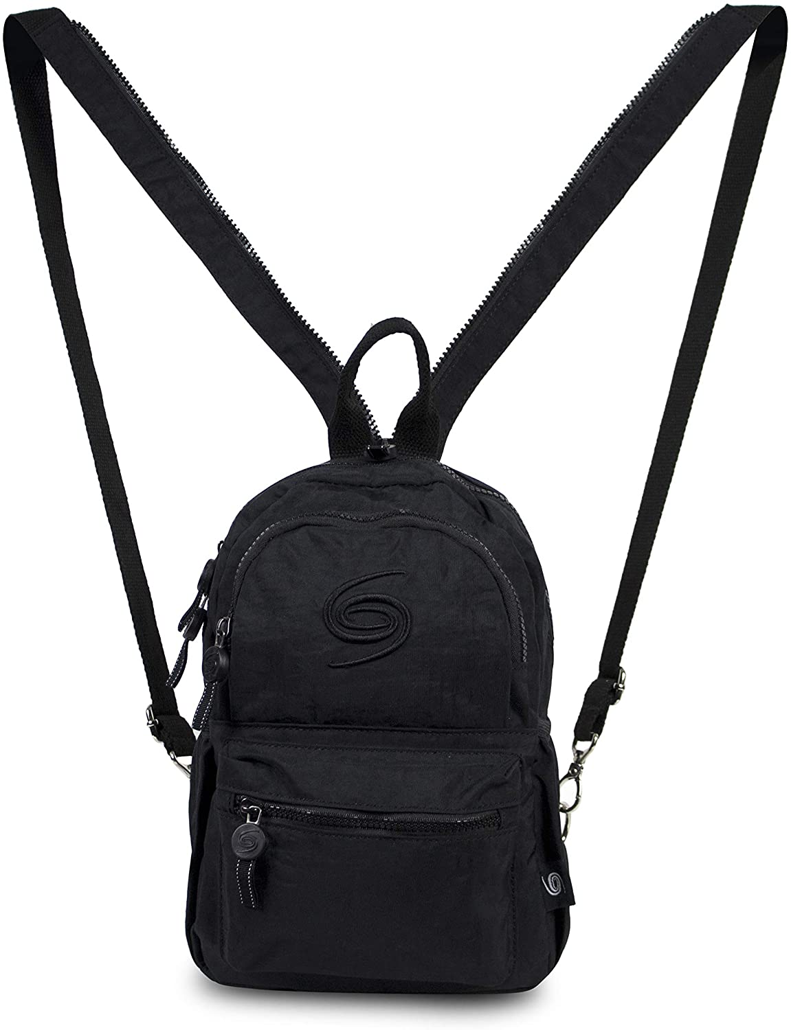 Price:$27.89    Mini Backpack Fashion for Everyday Crossbody and Over Shoulder Bag Travel Purse Black Grand Sierra Designs (Black)  Clothing