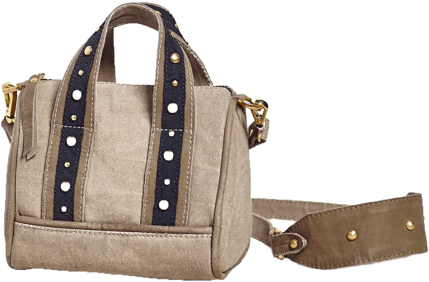 Price:$59.40 Mona B Lucca Mini Canvas Crossbody Bag - M-3916  Handbags   