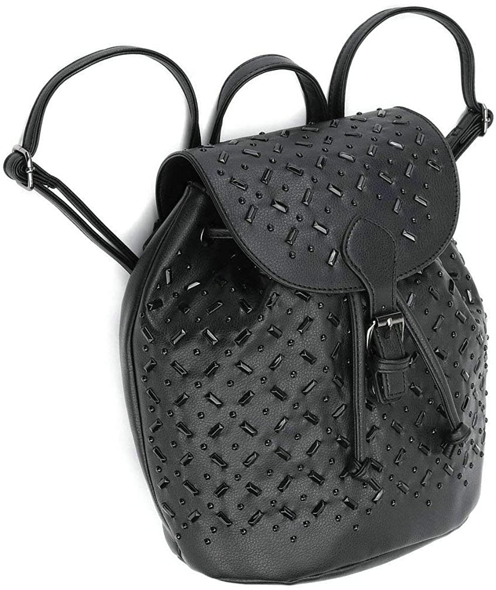 Price:$0.00    Fashion Backpack Small Shoulder Bag PU Leather Rucksack Women Christmas Ladies Travel Bag  Clothing