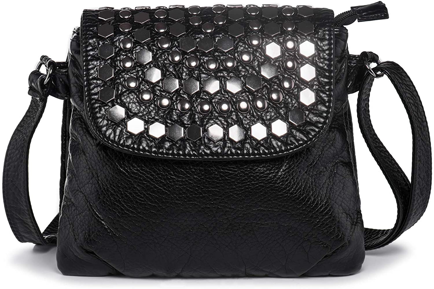 Price:$21.99 LaRechor Ladies Handbags Crossbody Bag Tassel Over Shoulder Side Bag with Multiple Pockets  Handbags   