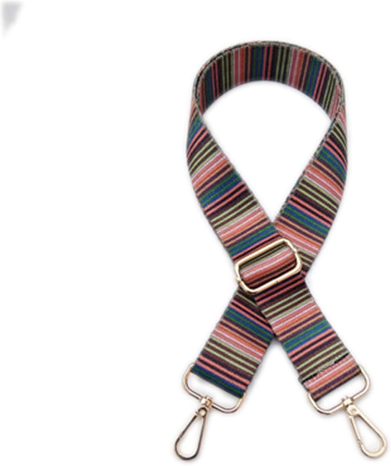 Price:$9.99 Beacone Adjustable Shoulder Strap Wide All-match Replacement Strap Belt for Crossbody Bag Purse Handbag (Rainbow)  Handbags   