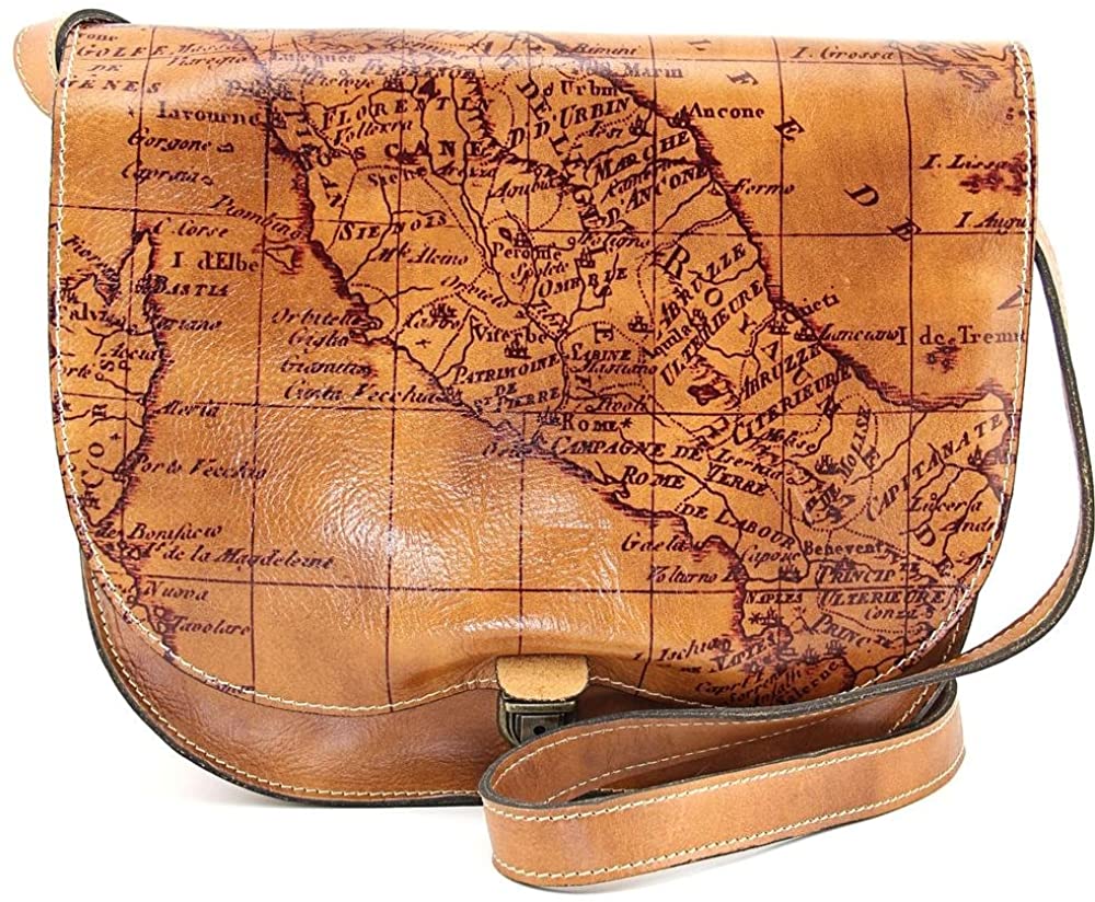 Price:$179.97 Patricia Nash Designs Flap-over Braidi Riot Rust (Brown) Leather Cross Body Bag  Handbags   