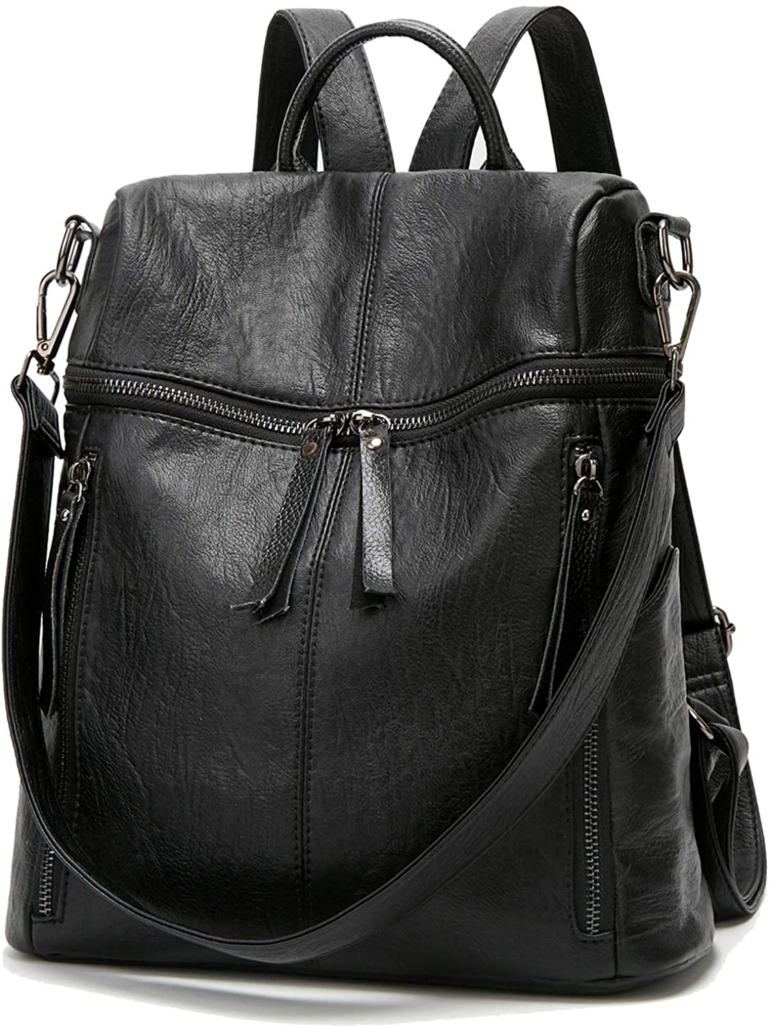 Price:$19.99 SYKT Backpack Purse for Women Fashion School Leather Purse and Hangbags Shoulder Bags  Handbags   