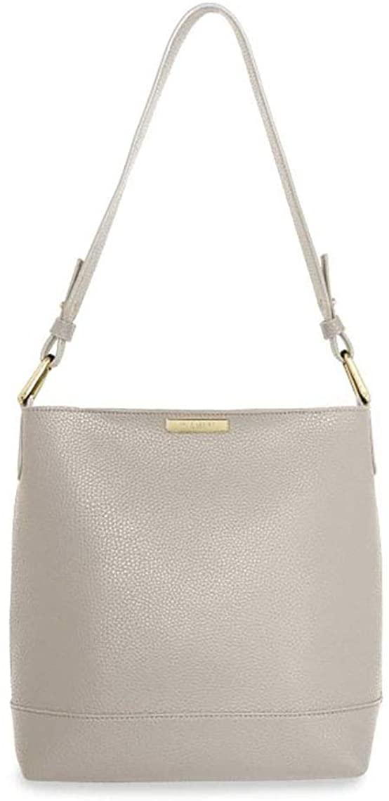 Price:$63.95 Katie Loxton Elle Womens Vegan Leather Shoulder Day Bag Grey  Handbags   