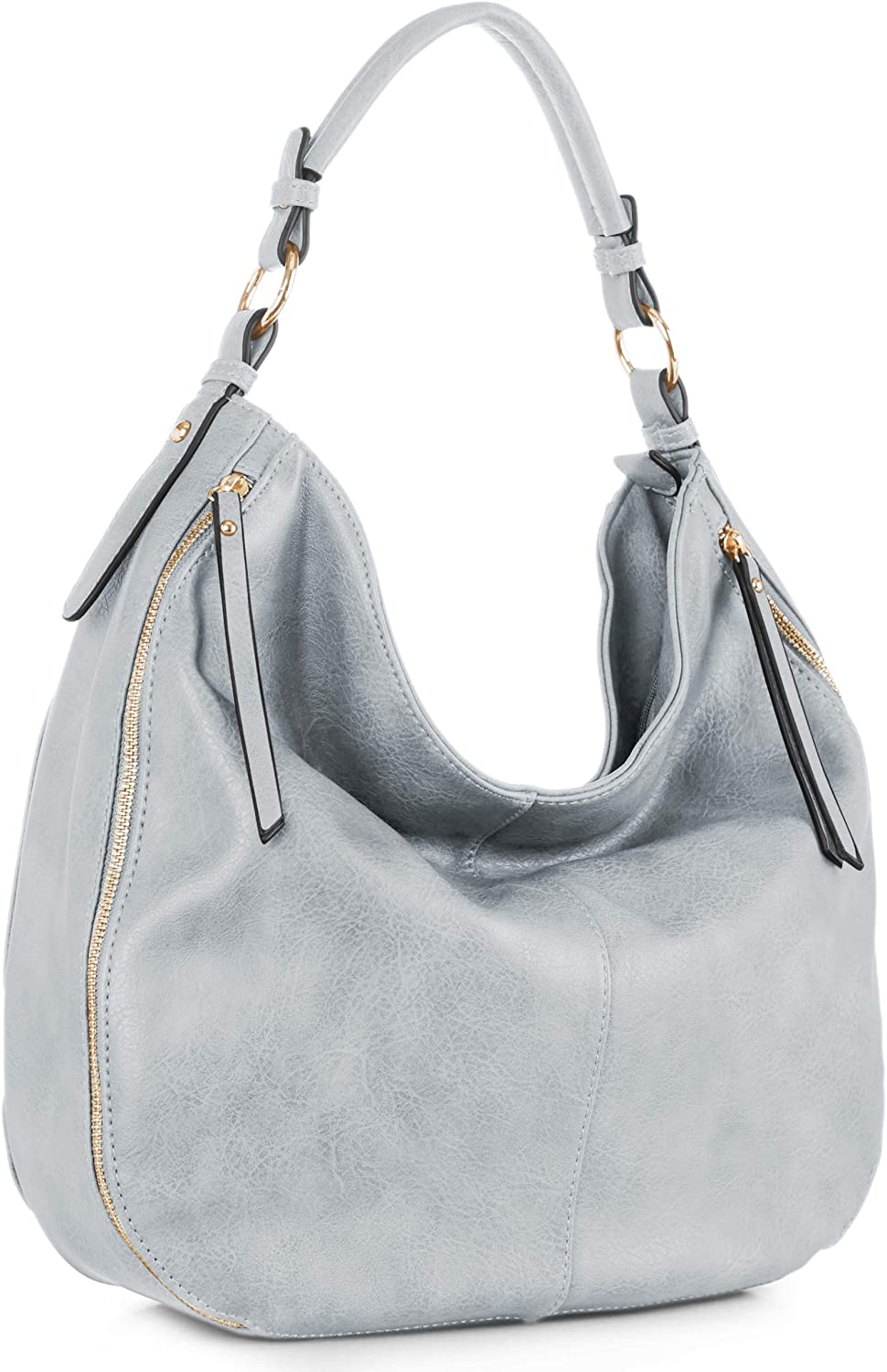 Price:$35.99    SG SUGU Hobo Shoulder Bags for Women Tote Handbags Fashion Large Capacity Ladies | Blue  Clothing