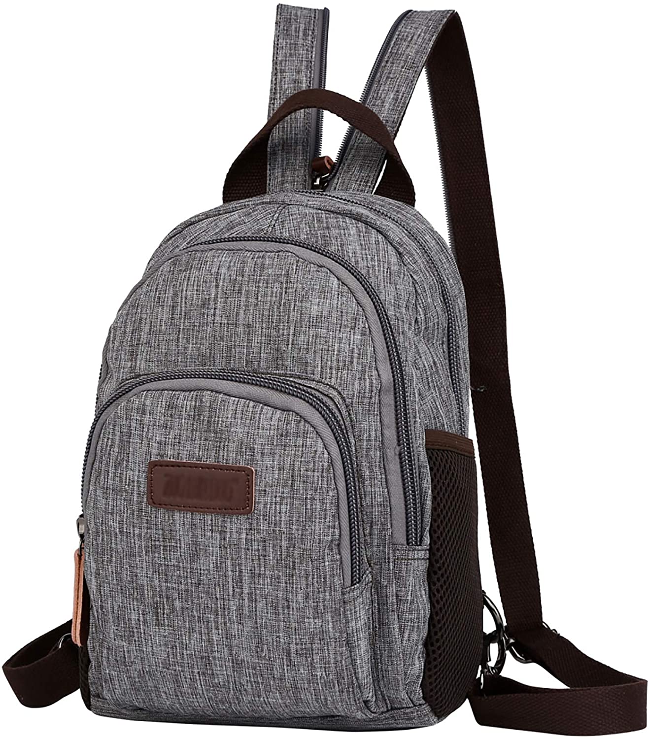 Price:$18.99    Backpack Purse, Packism Water Resistant Small Backpack Purse for Women Mini Backpack, Durable Sling Bag Small Messenger Bag Casual Shoulder Bag, Grey  Clothing