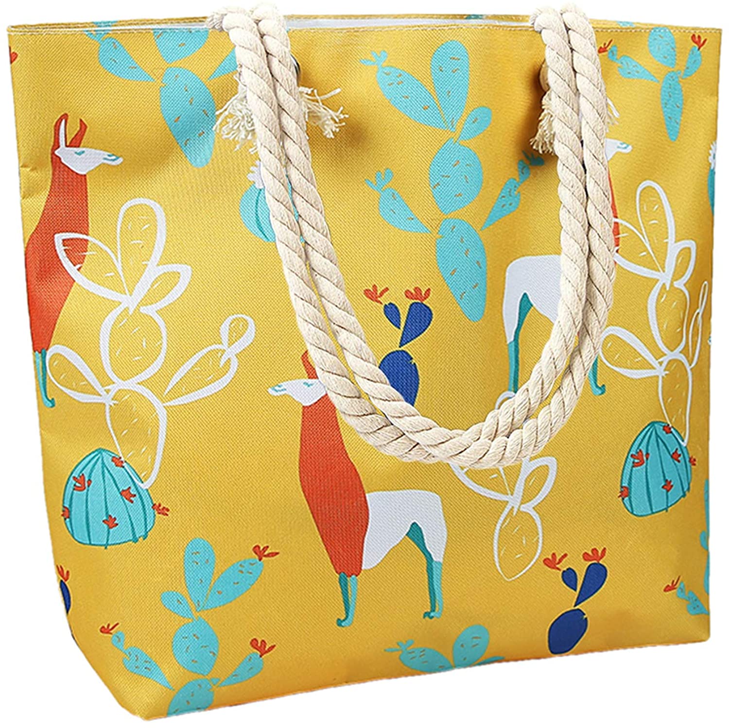 Price:$11.99    Jingmu Tote Bag for Women, Ladies Oversized Canvas Beach Pool Bag, XXL Shoulder Bag for Girl with Cotton Rope Handles  Clothing