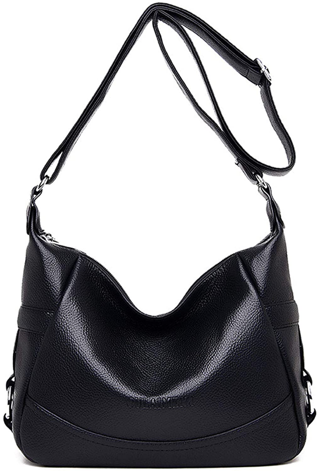 Price:$19.99 TOMAS Women's Shoulder Bag Black PU Leather Crossbody Bag Purse Ladies Messenger Bag (Black), Medium  Handbags   