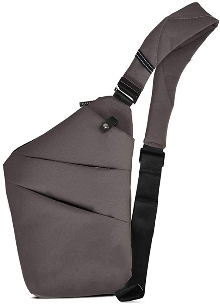 Price:$14.49    VADOO Sling Bag - Anti-theft Crossbody Shoulder Bag for Men and Women (Brown)  Clothing