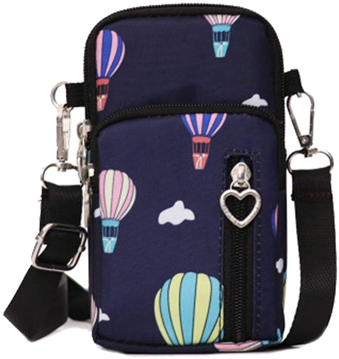 Price:$10.99    ZOONAI Small Cell Phone Purse Crossbody Shoulder Bag Smartphone Wallet Phone Holder (Blue Balloon)  Clothing