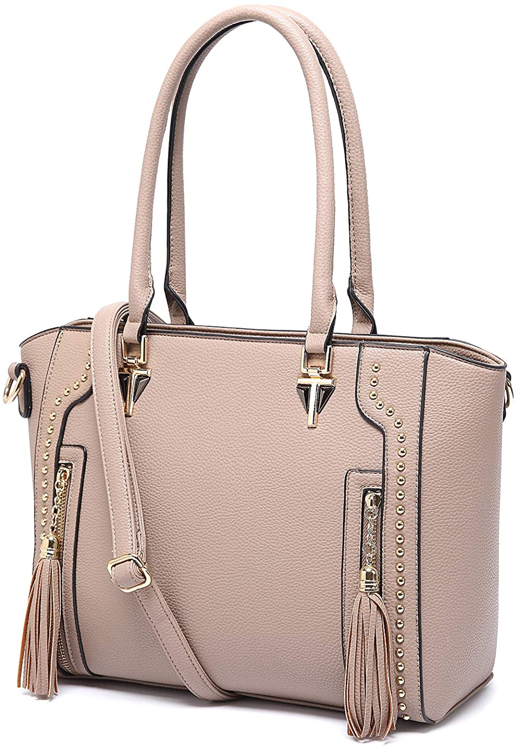 Price:$38.99    Women Top Handbags Shoulder Tote Purse Bags Handle Satchel Bag Crossbody Purse (516 gray)  Clothing